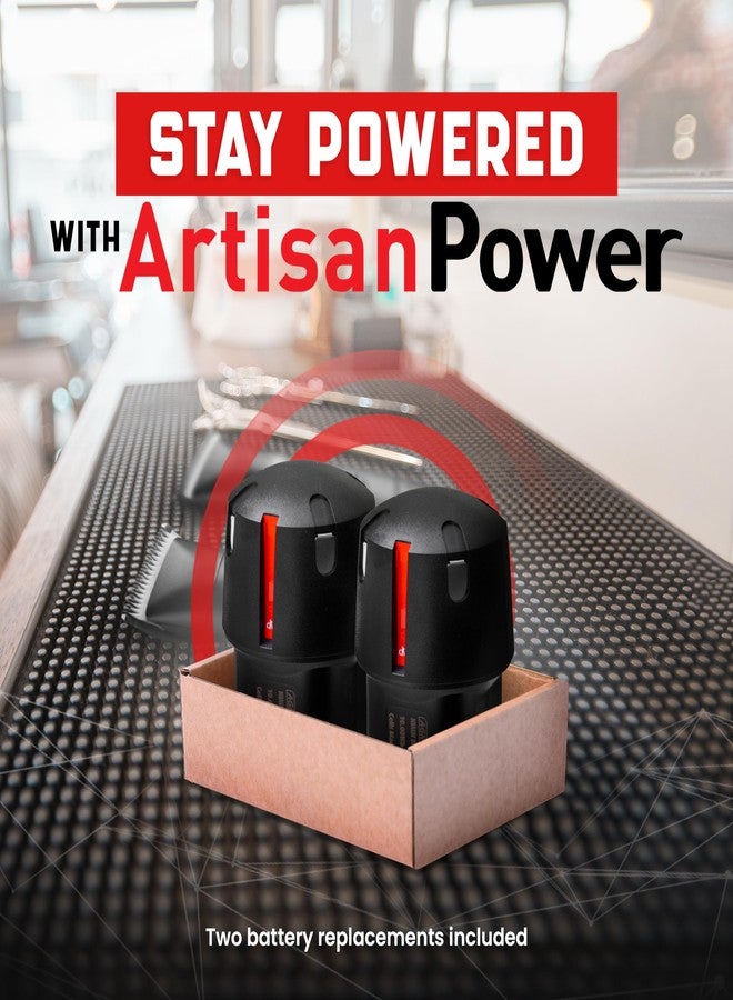 Artisan Power Pack of Two High-Capacity Replacement Batteries for Andis PowerGroom AGR and BGR Clippers. NiMH, 2100mAh, Japanese Cells. Compatible with Andis Bgrc. Long-Lasting Power - Image 3